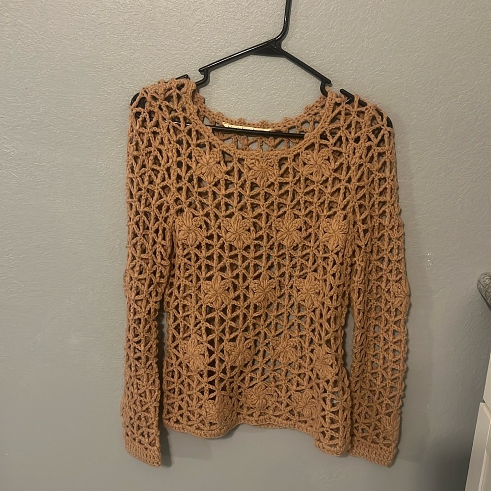 Floral knitted top